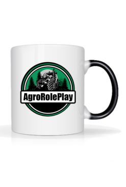 Kubek Biały Logo/napis AgroRolePlay