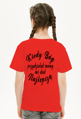 Koszulka dziecięca Dzień Matki mamy Najlepsza mama