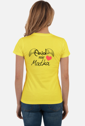 Koszulka prezent dzień mamy matki Anioł nie matka