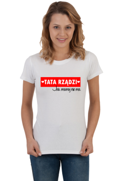 Koszulka śmieszny prezent dzień matki mama szefowa rządzi