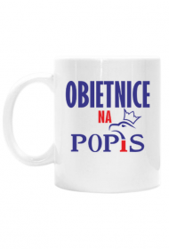 Kubek Pis obietnice wybory parlamentarne anty pis śmieszny