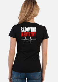 Damska koszulka ratownik medyczny pierwsza pomoc ratownictwo medyczne