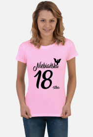 Koszulka urodzinowa prezent 18 urodziny niebańska