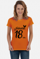 Koszulka urodzinowa prezent 18 urodziny niebańska