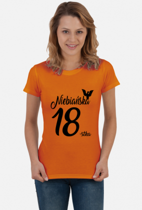 Koszulka urodzinowa prezent 18 urodziny niebańska
