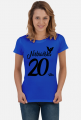 Koszulka urodzinowa prezent  20 urodziny niebańska 20 lat