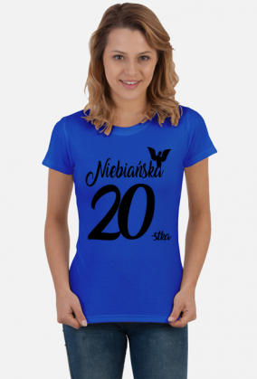 Koszulka urodzinowa prezent  20 urodziny niebańska 20 lat