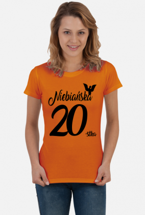 Koszulka urodzinowa prezent  20 urodziny niebańska 20 lat