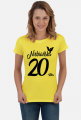 Koszulka urodzinowa prezent  20 urodziny niebańska 20 lat