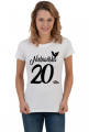 Koszulka urodzinowa prezent  20 urodziny niebańska 20 lat