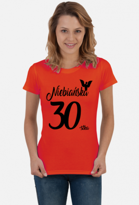 Koszulka urodzinowa 30 urodziny 30 lat Niebiańska 30 stka