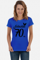 Koszulka urodzinowa prezent 70 urodziny 70 lat Niebiańska 70 stka