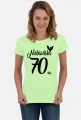 Koszulka urodzinowa prezent 70 urodziny 70 lat Niebiańska 70 stka