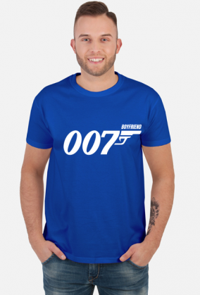 Męska Koszulka dla 007 Boyfriend