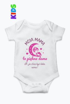 Body dziecięce prezent dzień matki mamy piękna mama najlepsza mama