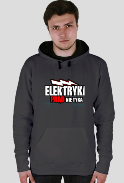 Koszulka elektryka elektryk prąd majster majsterkowicz elektryka prąd nie tyka śmieszny prezent złota rączka