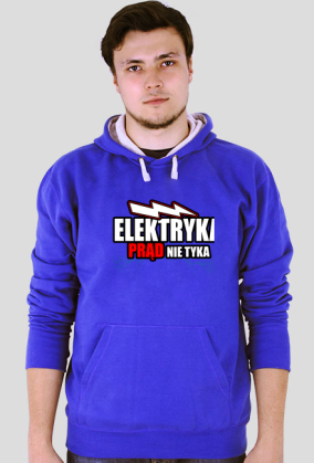 Koszulka elektryka elektryk prąd majster majsterkowicz elektryka prąd nie tyka śmieszny prezent złota rączka