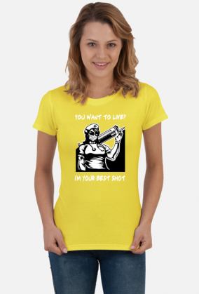 Koszulka dla pielęgniarki, I'M YOUR BEST SHOT