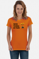 Koszulka damska, JESTEM SILNIEJSZA NIŻ MYŚLISZ