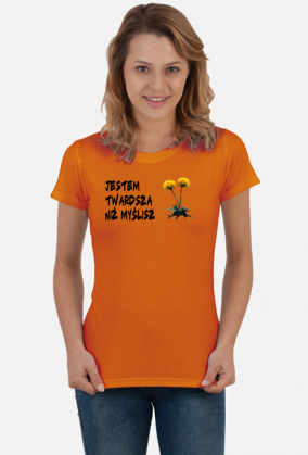 Koszulka damska, JESTEM SILNIEJSZA NIŻ MYŚLISZ