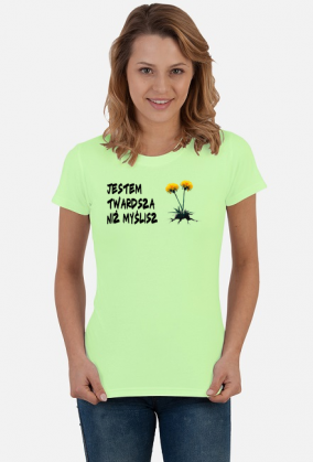 Koszulka damska, JESTEM SILNIEJSZA NIŻ MYŚLISZ