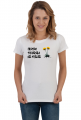 Koszulka damska, JESTEM SILNIEJSZA NIŻ MYŚLISZ