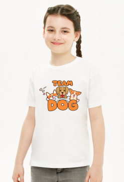 Koszulka Dziecięcia Unisex TEAM DOG