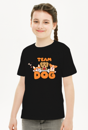 Koszulka Dziecięcia Unisex TEAM DOG
