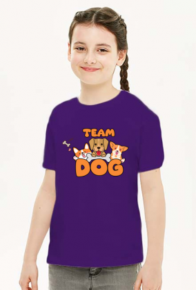 Koszulka Dziecięcia Unisex TEAM DOG