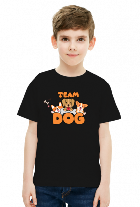 Koszulka Dziecięcia Unisex TEAM DOG