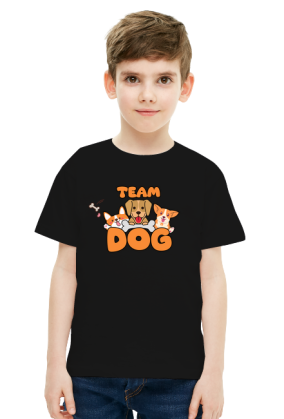 Koszulka Dziecięcia Unisex TEAM DOG