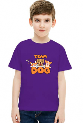 Koszulka Dziecięcia Unisex TEAM DOG