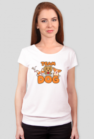 Koszulka Damska ze Ściągaczem TEAM DOG