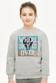 Where sky is over