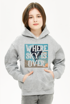 Where sky is over