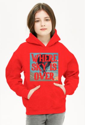 Where sky is over