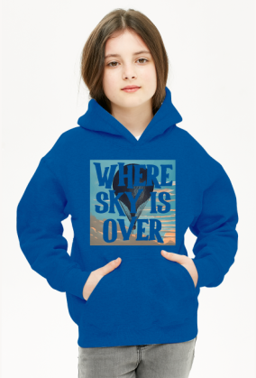 Where sky is over