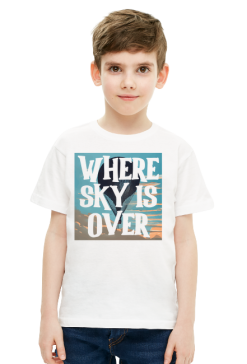 Where sky is over