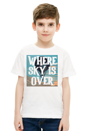 Where sky is over