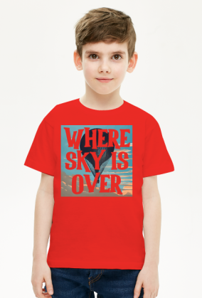 Where sky is over