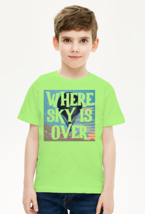 Where sky is over