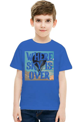 Where sky is over