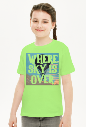 Where sky is over
