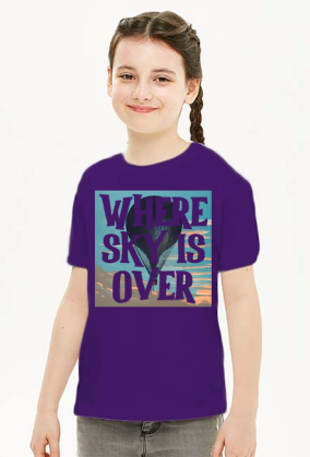 Where sky is over