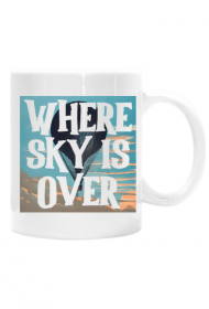 Where sky is over