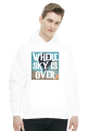 Where sky is over