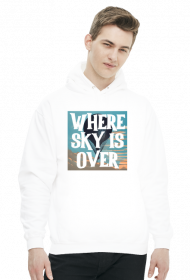 Where sky is over