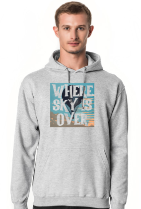 Where sky is over