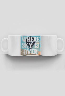 Where sky is over