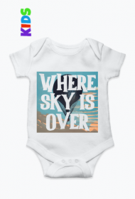 Where sky is over